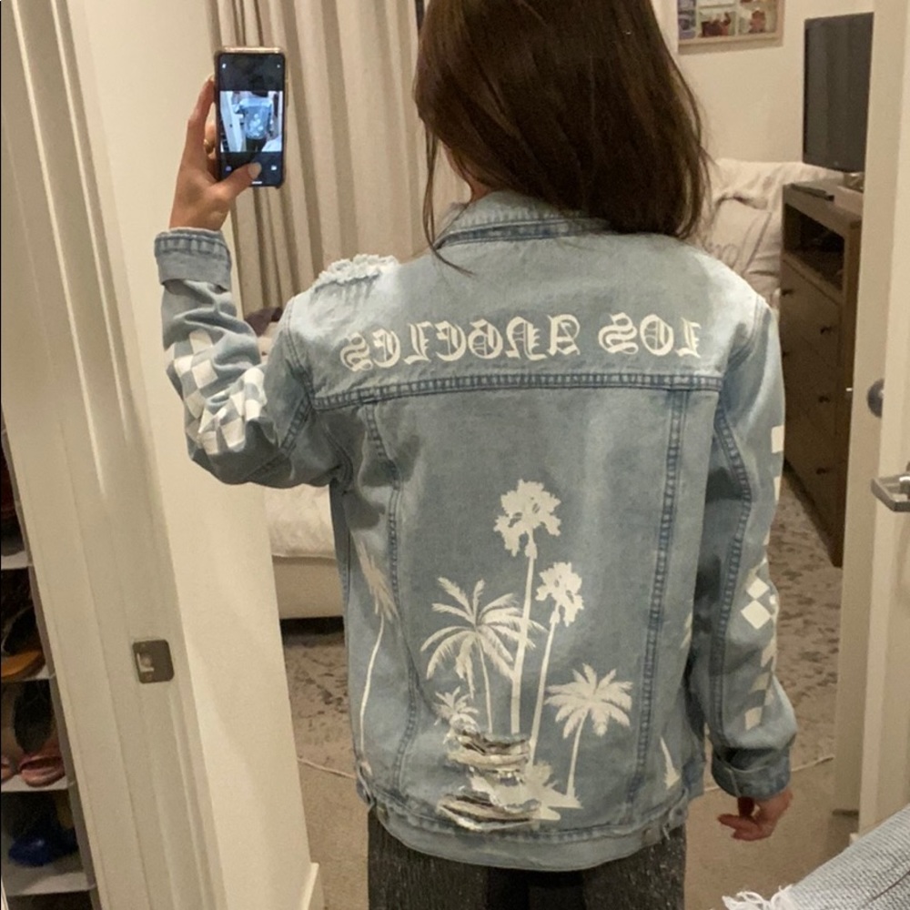 Pacsun M oversize Jean jacket Los Angeles